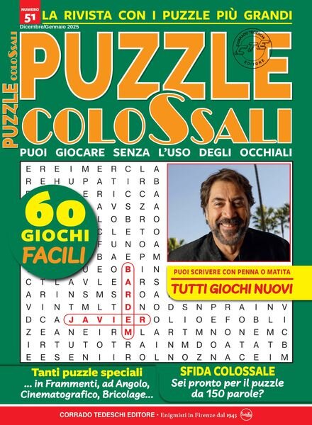 Puzzle Colossali – Dicembre 2024 – Gennaio 2025 Cover