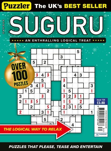 Puzzler Suguru – Issue 134 2024 Cover