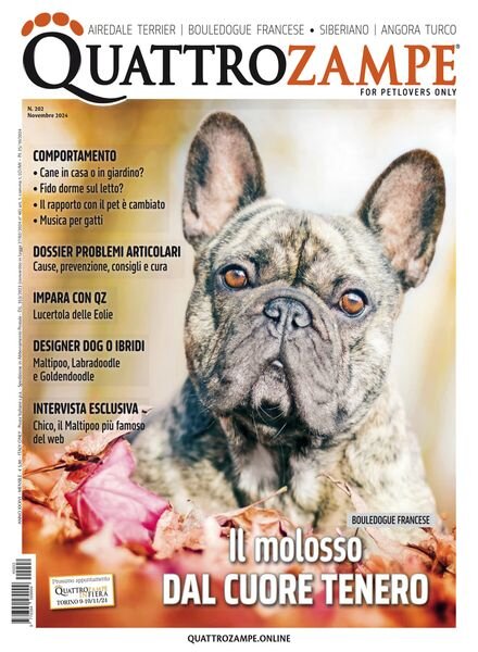QuattroZampe – Novembre 2024 Cover