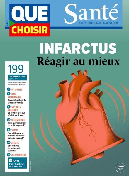 Que Choisir Sante – Decembre 2024 Cover