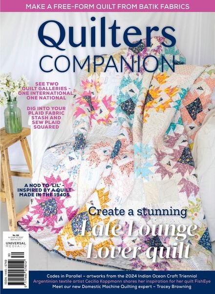 Quilters Companion – Issue 129 2024 Cover