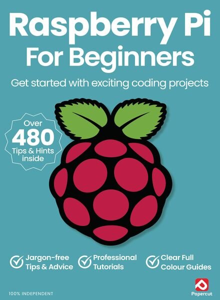 Raspberry Pi For Beginners – Fall 2024 Cover