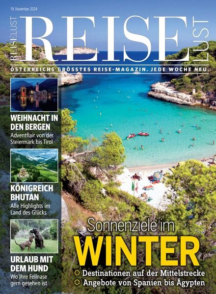 Reiselust – 19 November 2024 Cover