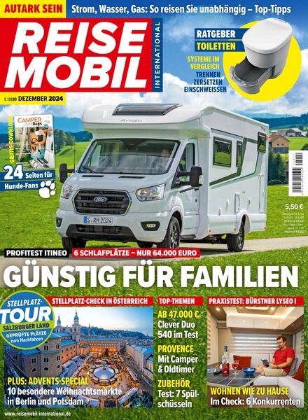 Reisemobil International – Dezember 2024 Cover