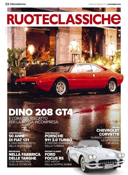 RuoteClassiche – Novembre 2024 Cover