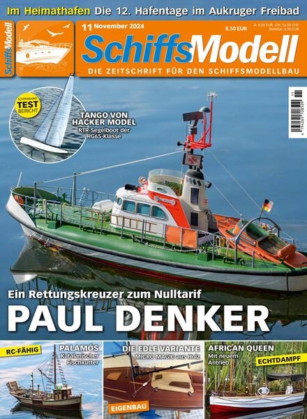 SchiffsModell – November 2024 Cover