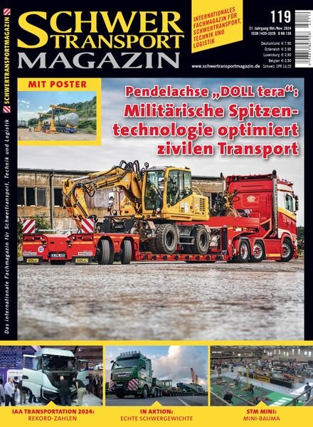 Schwertransportmagazin – Oktober-November 2024 Cover