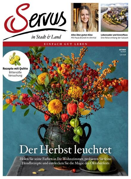 Servus Austria – Oktober 2024 Cover