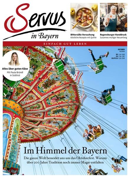 Servus in Bayern – Oktober 2024 Cover