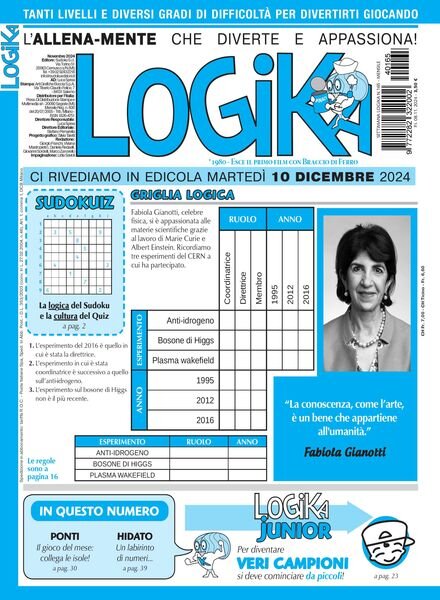 Settimana Logika – Novembre 2024 Cover