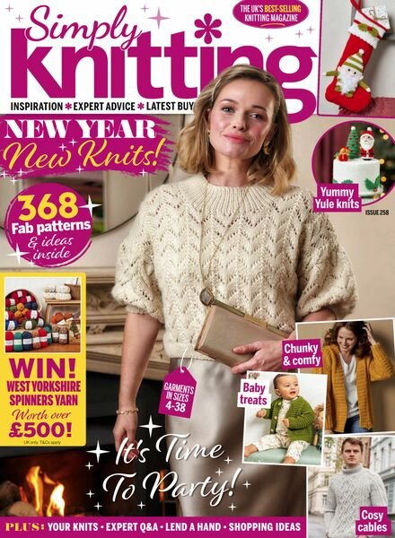 Simply Knitting – Christmas 2024 Cover