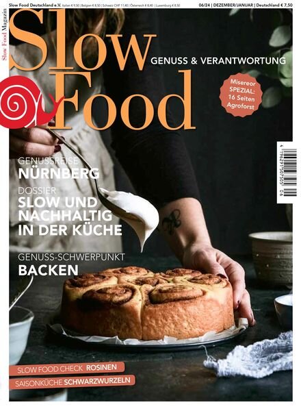 Slow Food Magazin – Dezember 2024 – Januar 2025 Cover