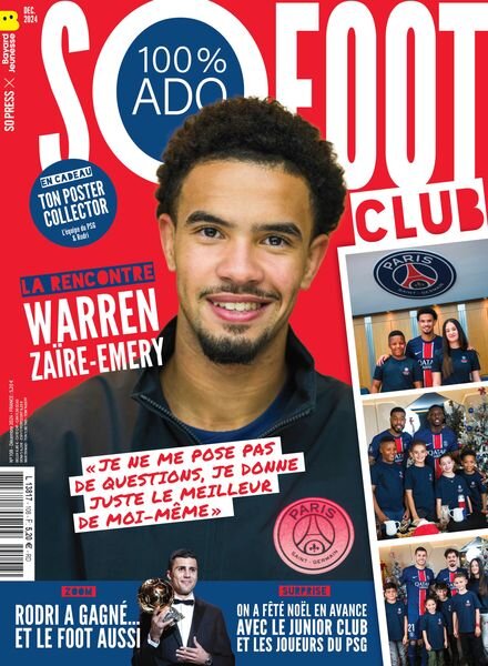 So Foot Club – Decembre 2024 Cover