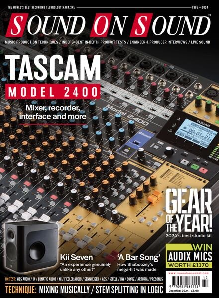 Sound On Sound UK – December 2024 Cover