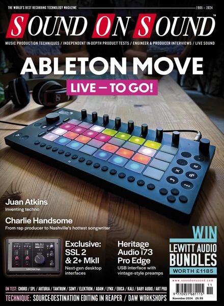 Sound On Sound UK – November 2024 Cover