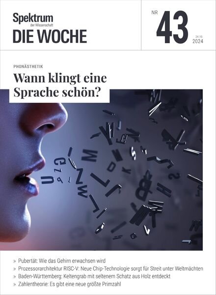 Spektrum Die Woche – 24 Oktober 2024 Cover