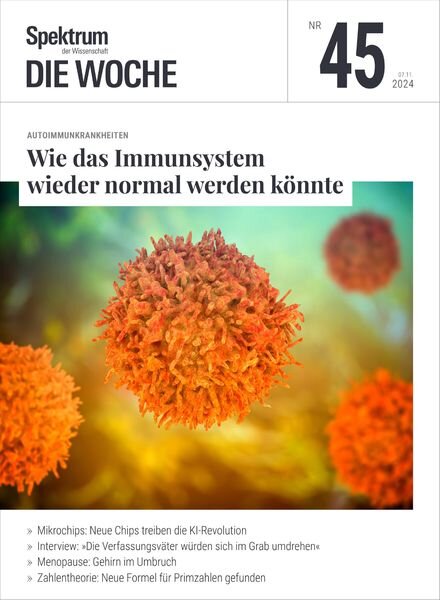 Spektrum Die Woche – 7 November 2024 Cover