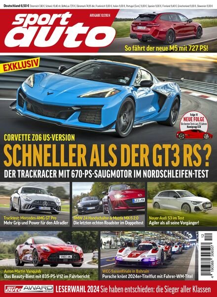 Sport Auto – Dezember 2024 Cover