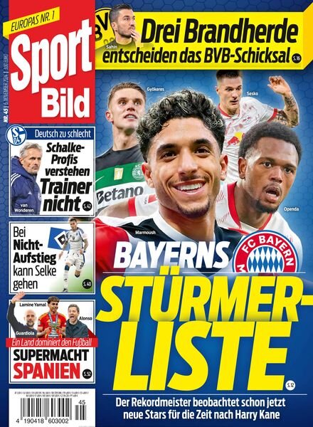 Sport Bild – 6 November 2024 Cover