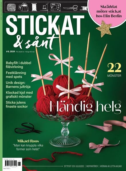 Stickat & Sant – November 2024 Cover