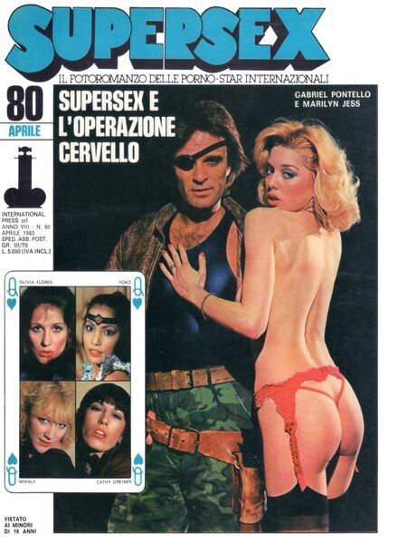 Supersex – Numero 80 Aprile 1983 Cover