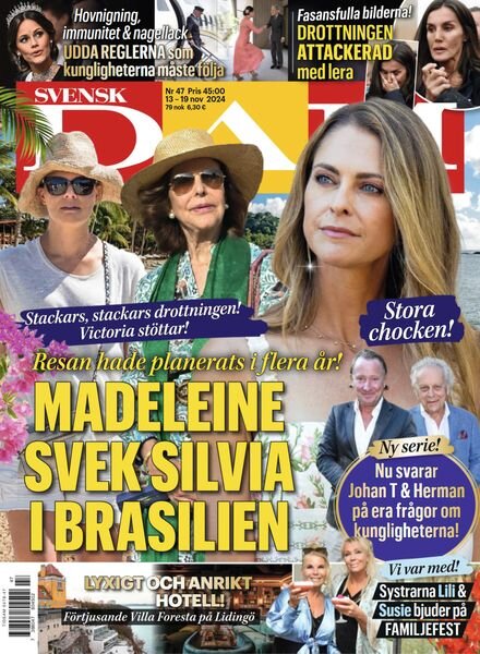 Svensk Damtidning – 13 November 2024 Cover
