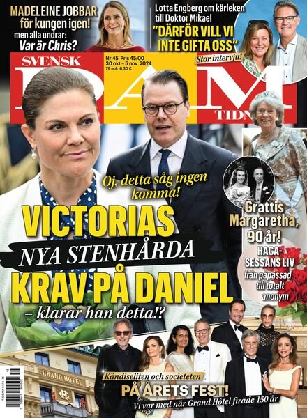 Svensk Damtidning – 30 Oktober 2024 Cover