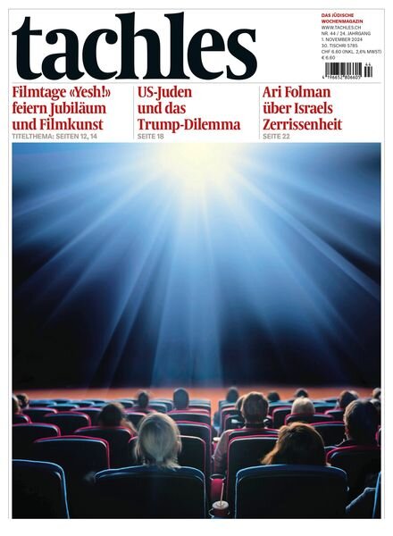 Tachles – 1 November 2024 Cover