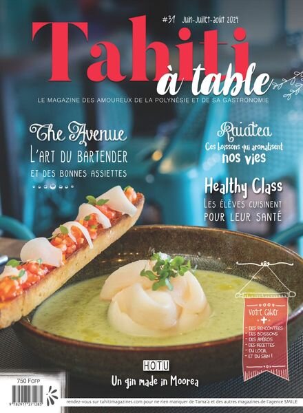 Tahiti a table – Juin-Aout 2024 Cover