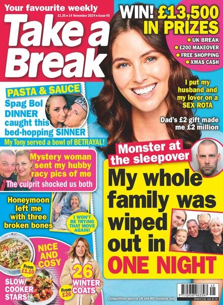 Take a Break Weekly – 7 November 2024 Cover