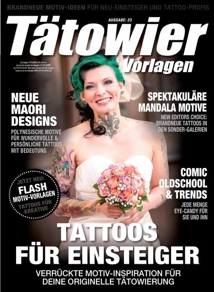 Tatowier-Vorlagen – November 2024 Cover