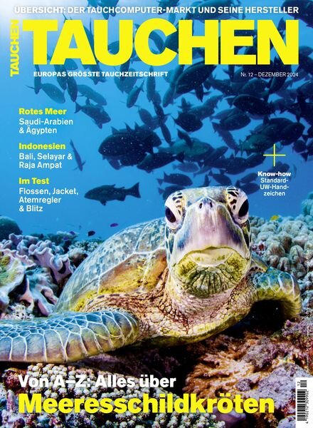 Tauchen – Dezember 2024 Cover