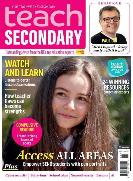 Teach Secondary – November-December 2024 Cover