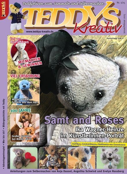 Teddys Kreativ – Januar-Februar 2025 Cover