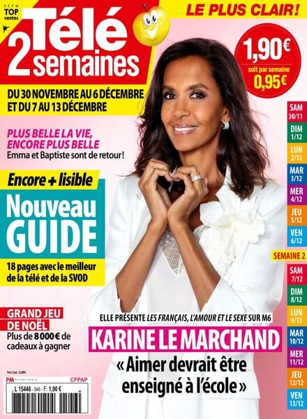 Tele 2 Semaines – 30 Novembre 2024 Cover