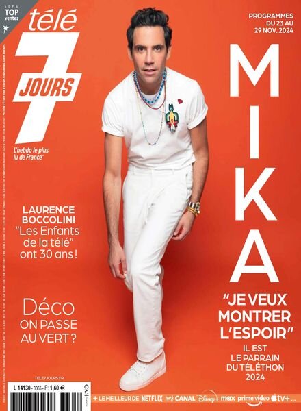 Tele 7 Jours – 18 Novembre 2024 Cover