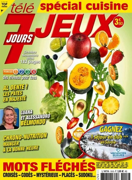 Tele 7 Jours Jeux – Octobre-Novembre 2024 Cover