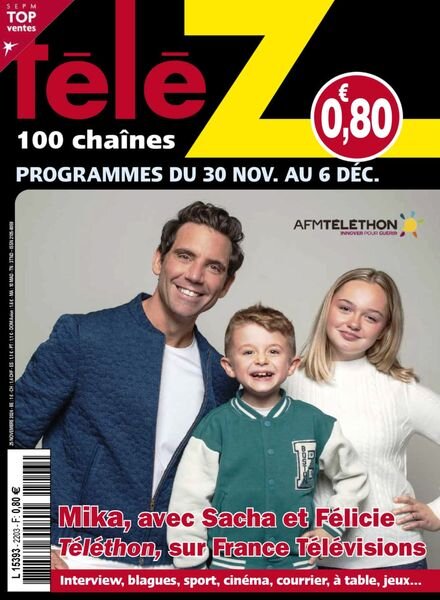 Tele Z – 25 Novembre 2024 Cover