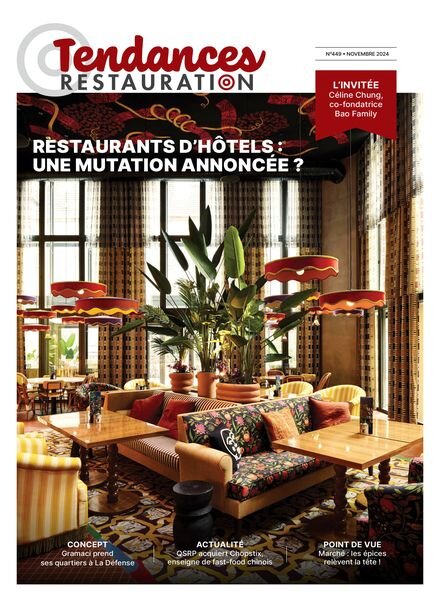 Tendances Restauration – Novembre 2024 Cover