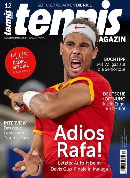 Tennis Magazin – Dezember 2024 Cover