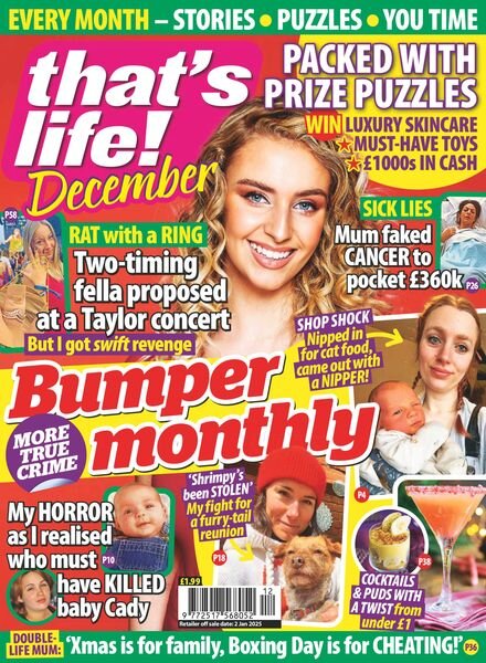 That’s Life Monthly – 28 November 2024 Cover