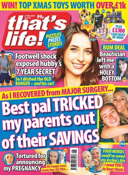 that’s life! UK – 14 November 2024 Cover