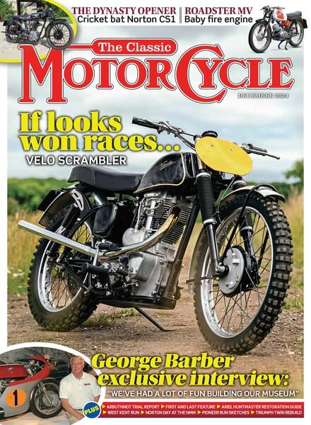 The Classic MotorCycle – December 2024 Cover