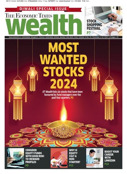 The Economic Times Wealth – November 4 2024 Cover