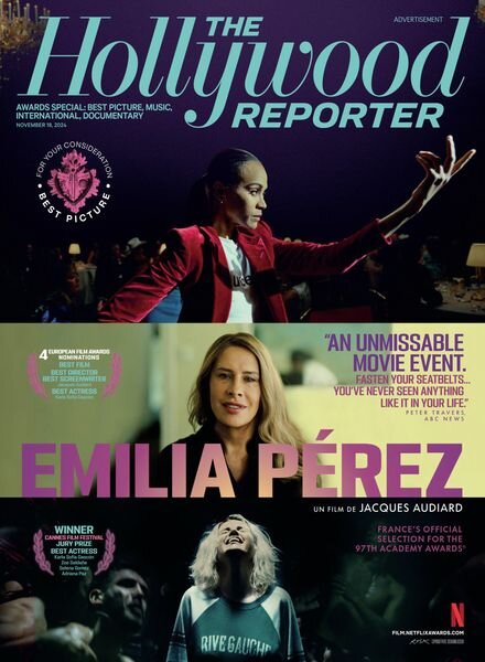 The Hollywood Reporter – Awards Special 32A – November 18 2024 Cover