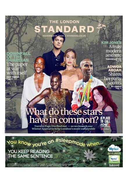 The London Standard – 14 November 2024 Cover