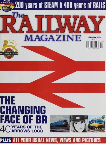 The Railway Magazine – January 2004 Cover