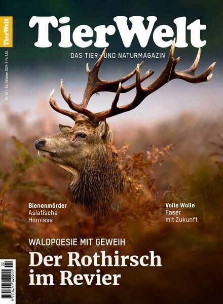 TierWelt – 2 November 2024 Cover