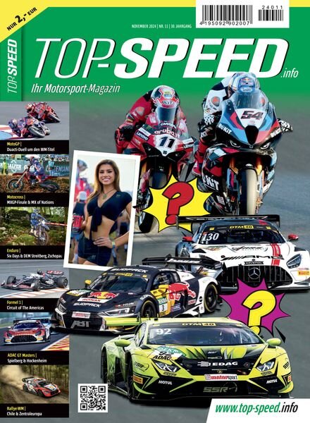 Top-Speed – November 2024 Cover