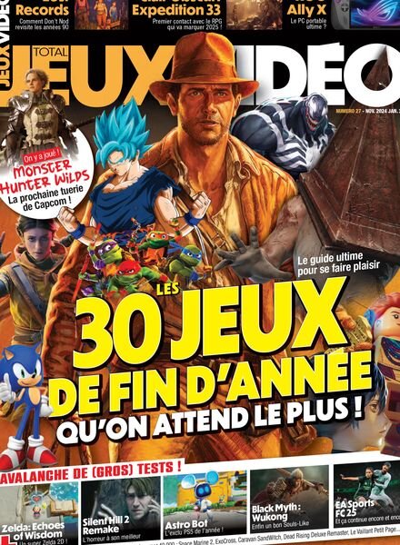 Total Jeux Video – Novembre-Decembre 2024 – Janvier 2025 Cover